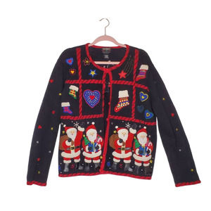 Christmas Sweater L Vintage Holiday